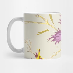 Flowers in blue autumn Mug